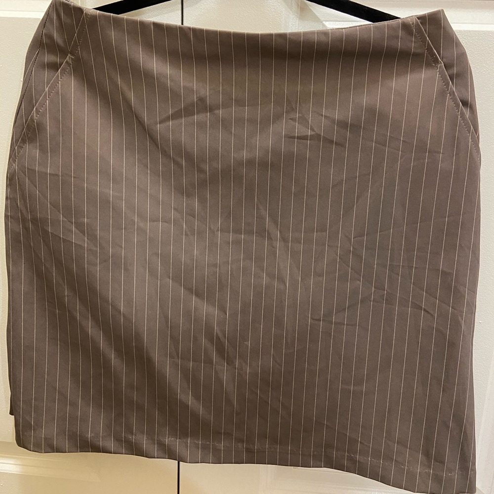 Nike Golf - Dri-Fit Tech Woven Pinstripe Skirt.